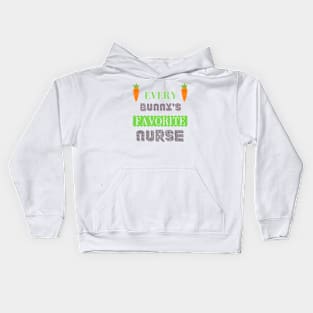 every bunny's favorite nurse Shirt Kids Hoodie